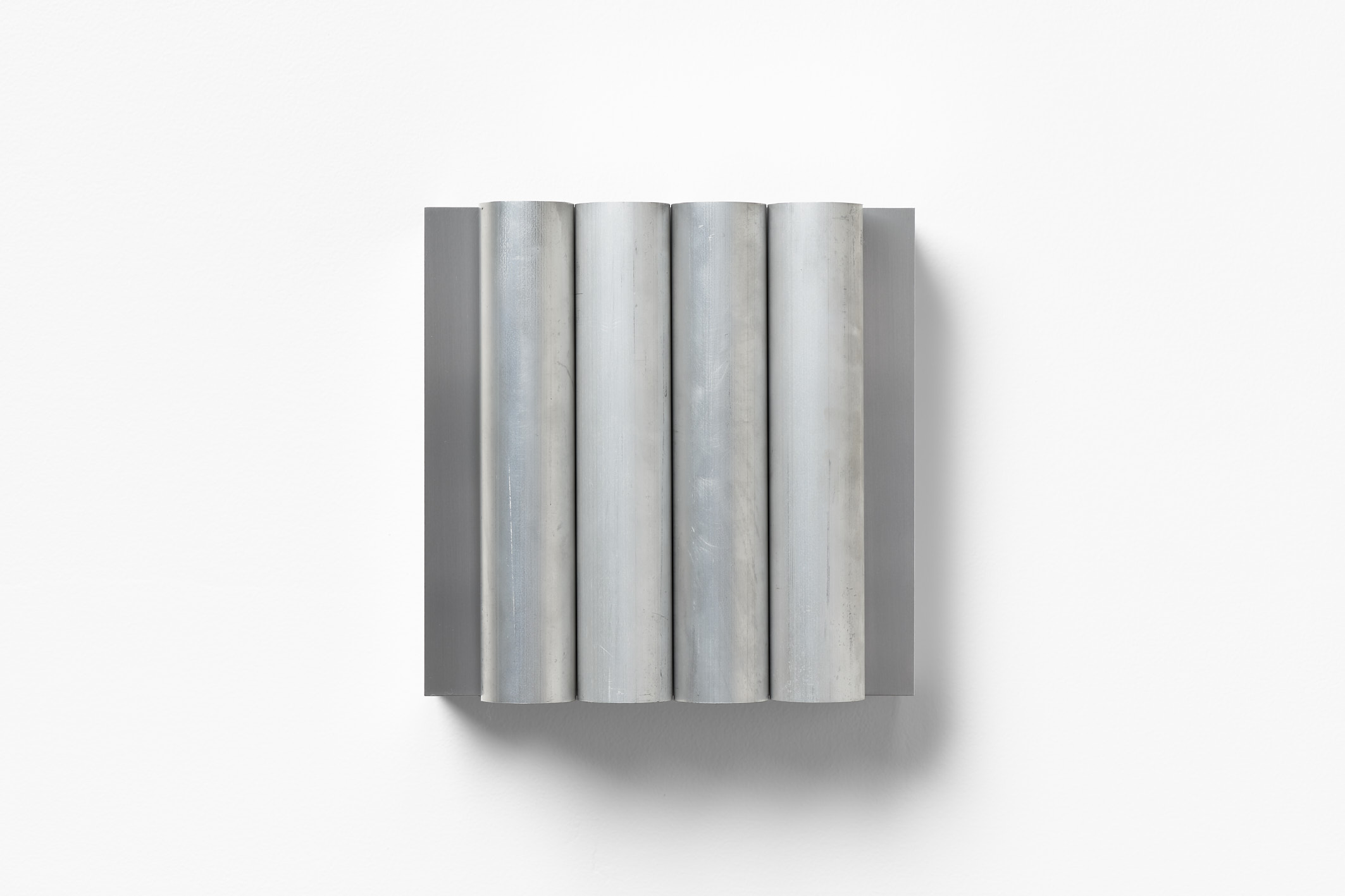 Aluminium wall reliefs - 20 x 20 cm Aluminium works,Group of 9